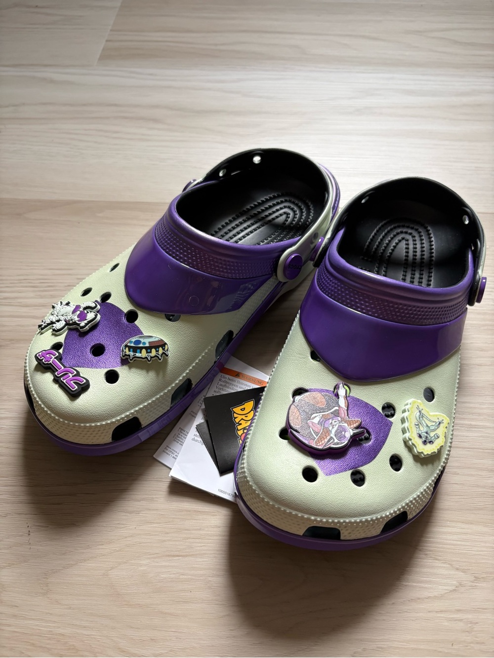 Crocs Dragon Ball Z Frieza Classic Clog Men M9 W11 Purple Anime New w Tags